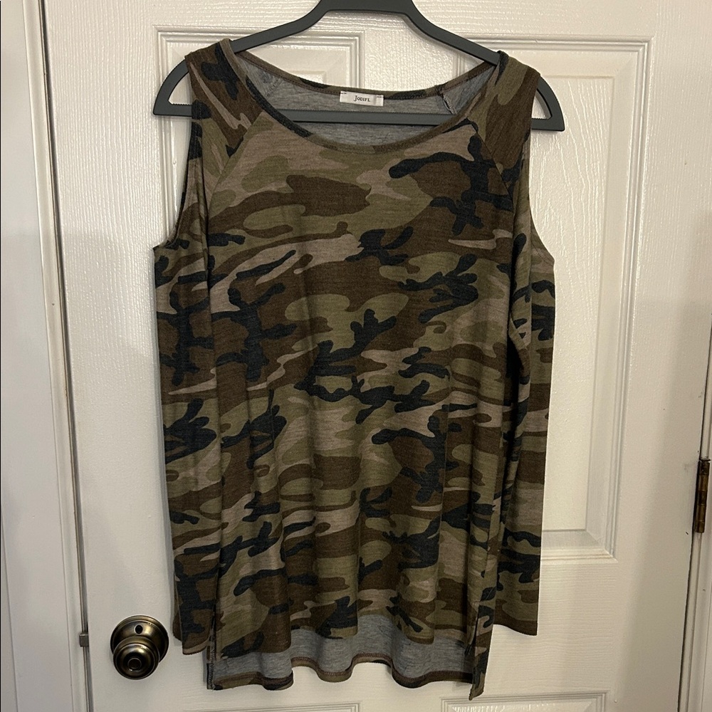 JODIFL Camouflage Knit Top